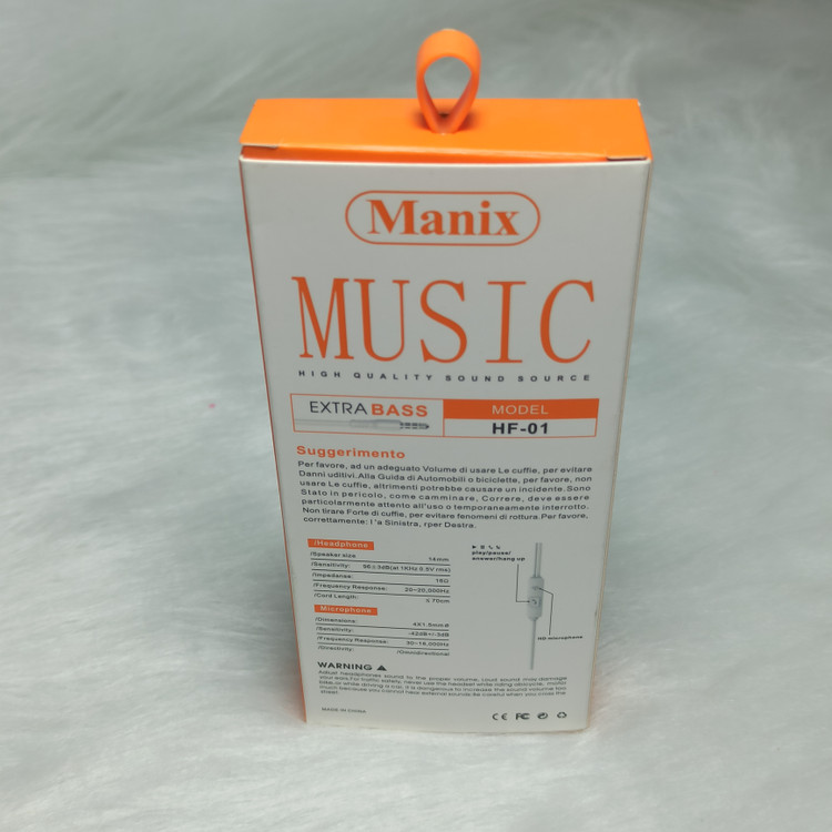 هدفون سیمی Manix مدل HF-01