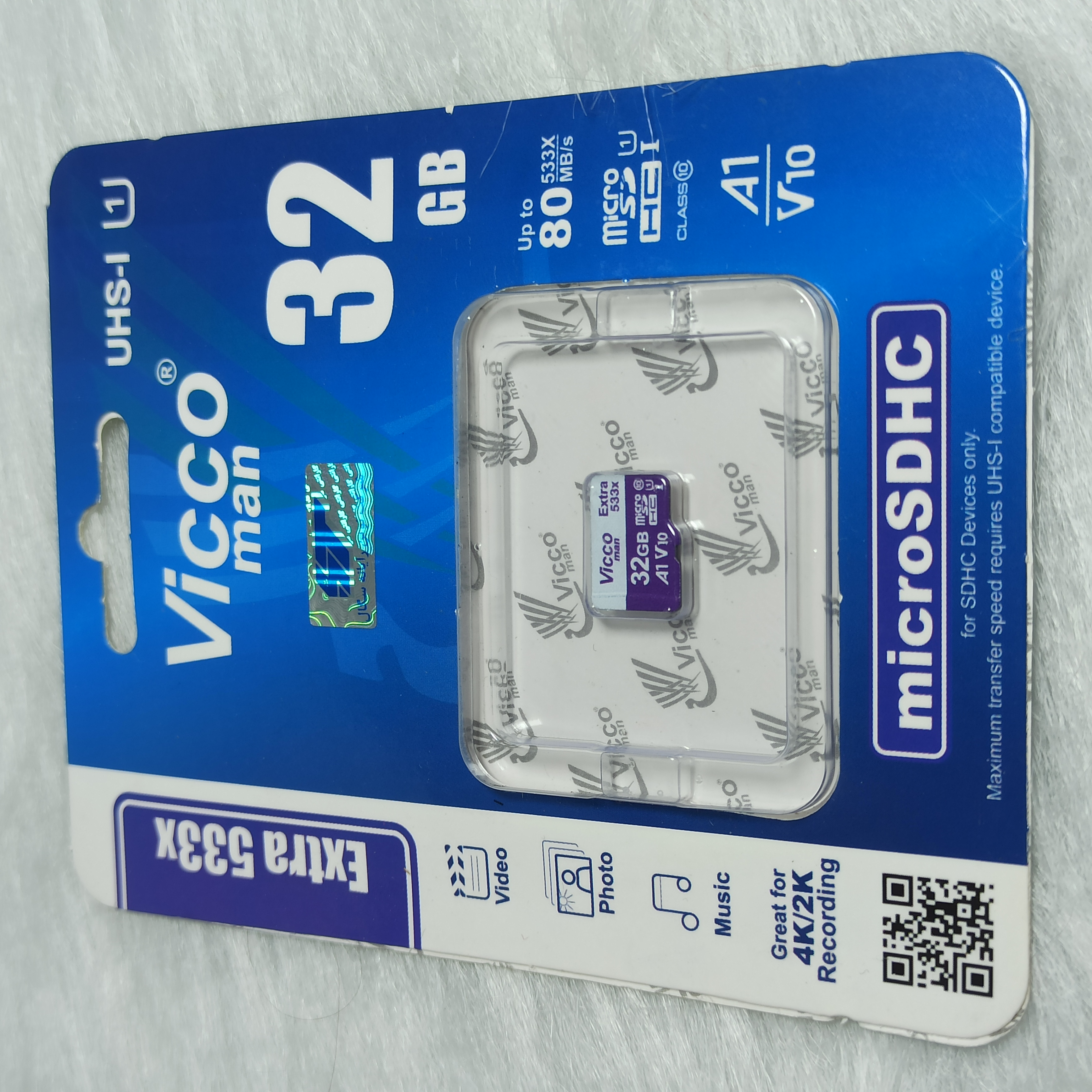 کارت حافظه ویکومن مدل Extra 533x ظرفیت 32G سرعت 80MBps