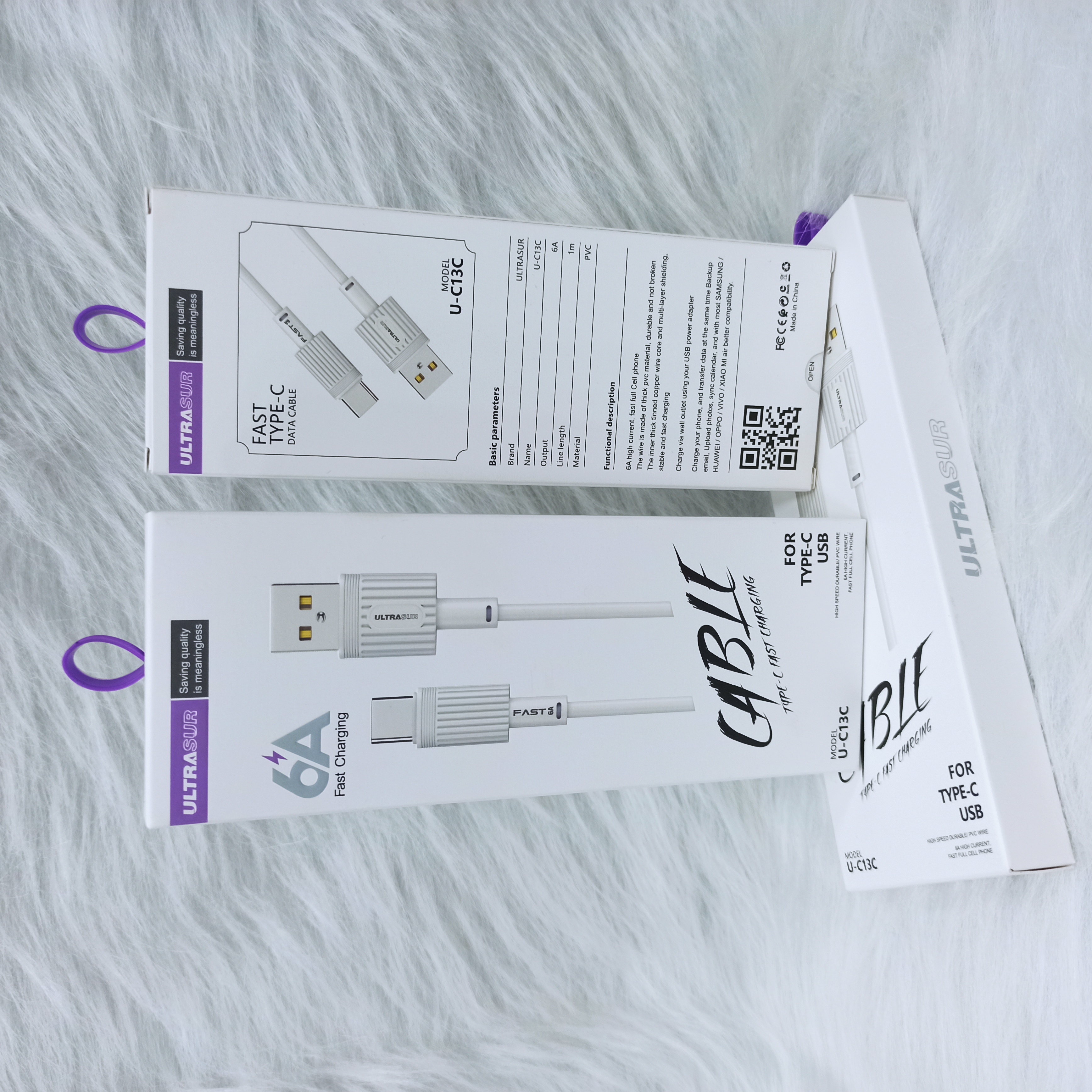 کابل تایپ سی مدل ULTRASUR U-C13C
