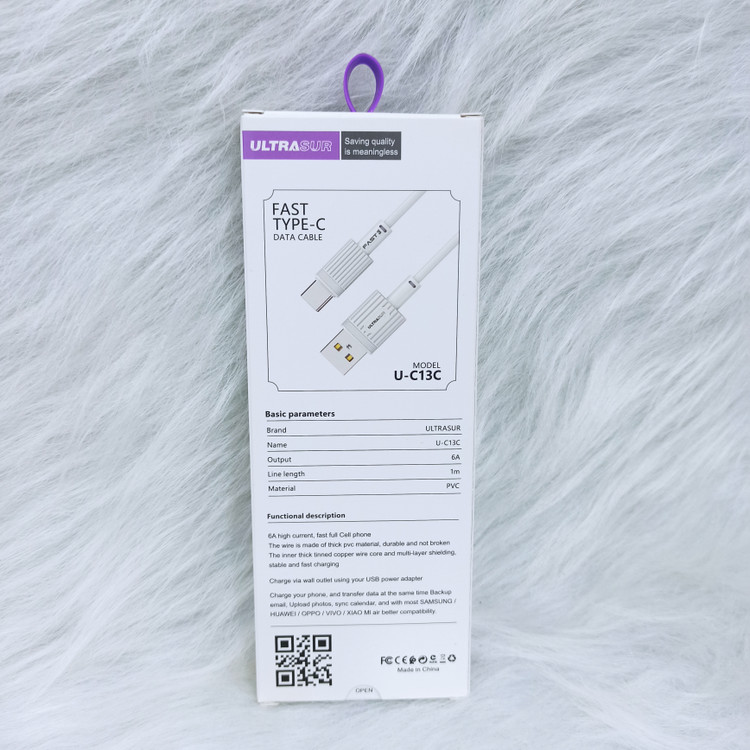کابل تایپ سی مدل ULTRASUR U-C13C