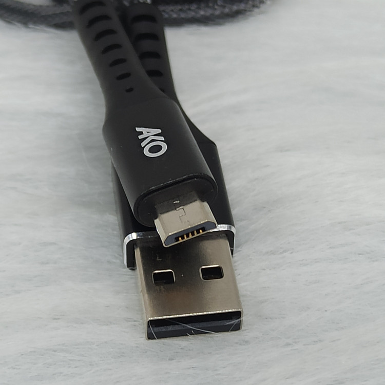 کابل میکرو Ako مدل Ac-5 فست شارژ ضدبرش اصل چین