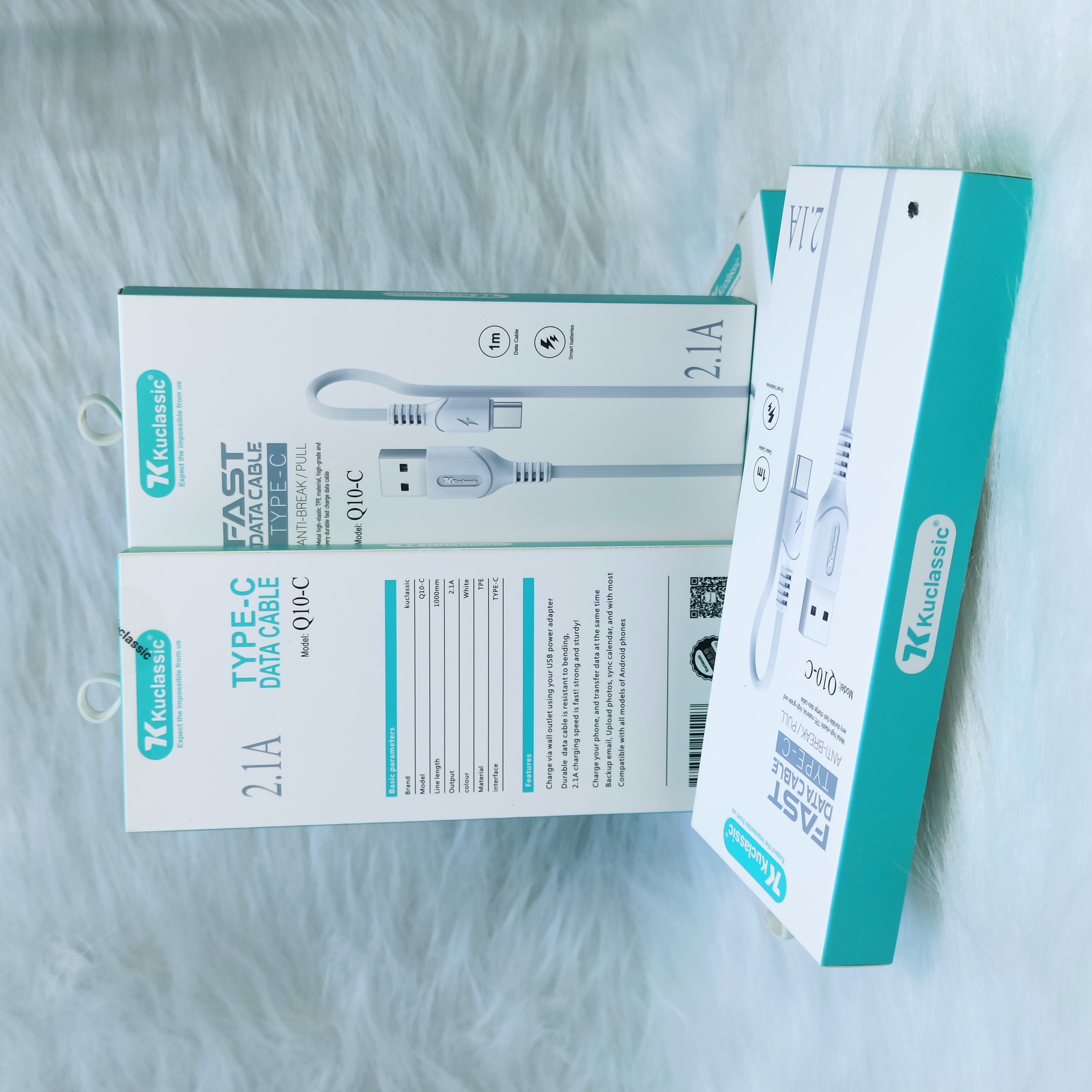 کابل TYPE-C برند KUCLASSIC مدل Q10-C