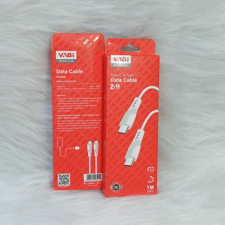 کابل Type-C به Type-C مدل CA8 برند VABI