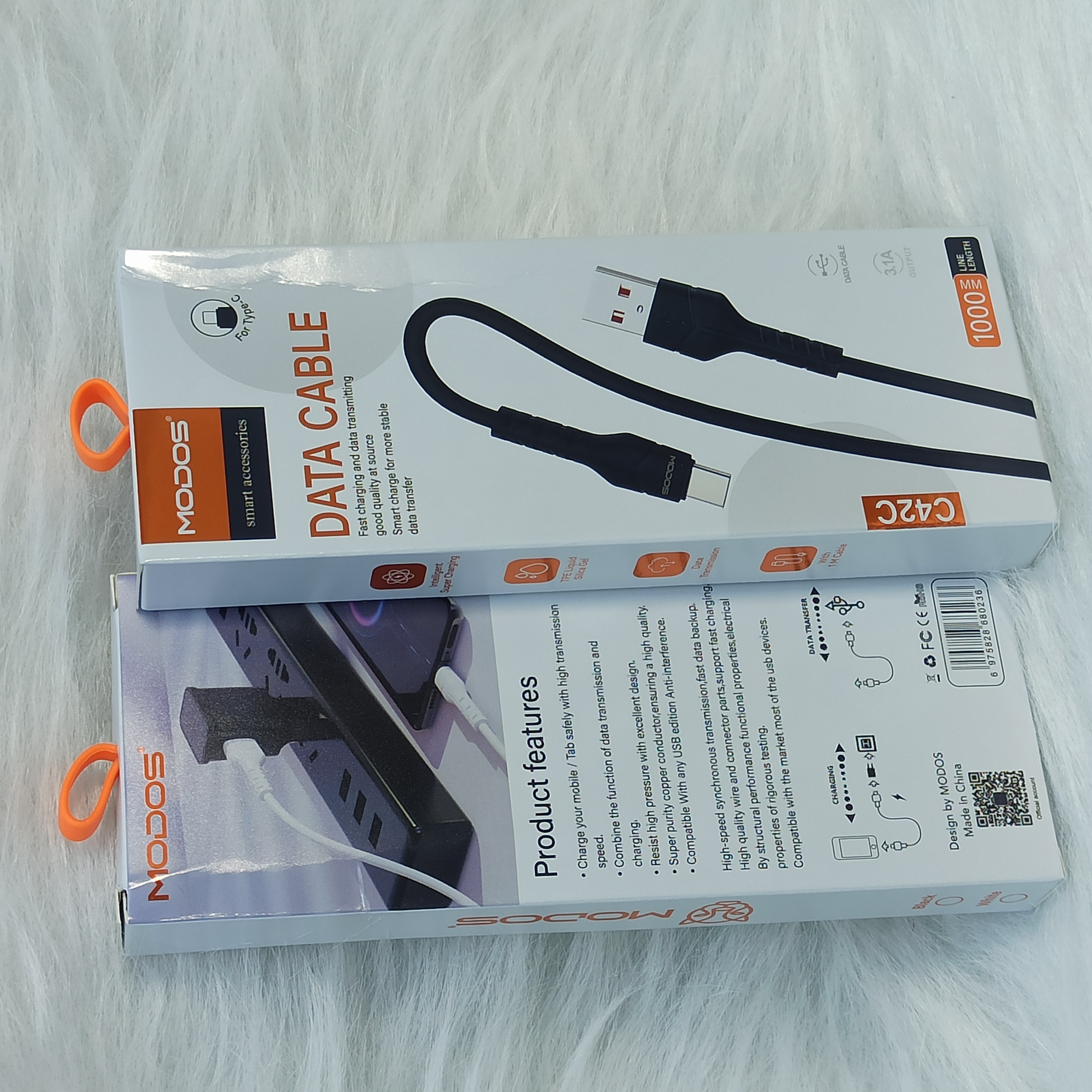 فست شارژ USB  MODOS مدلC42C  طول 1متر
