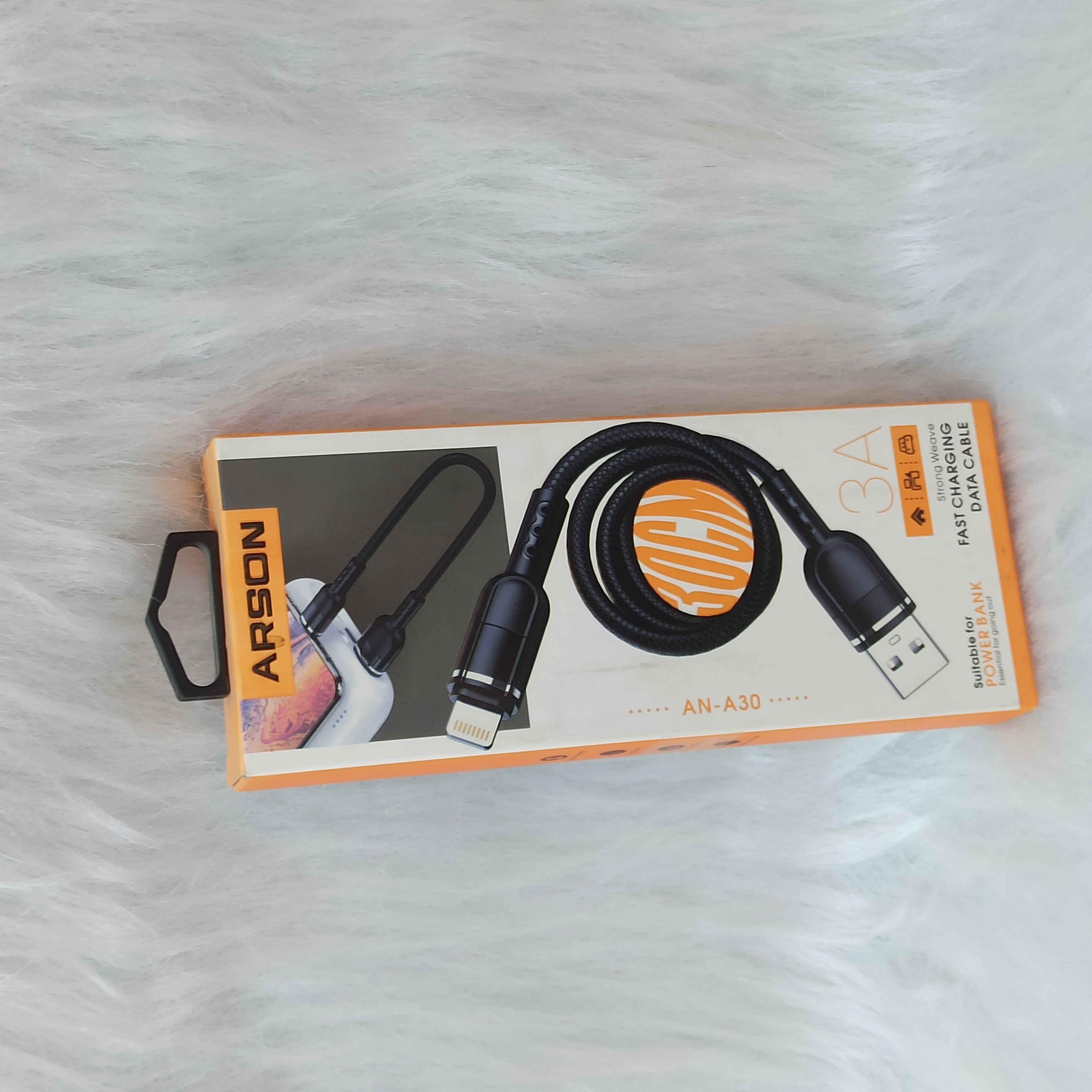 کابل تبدیل USB به لایتنینگ آرسون مدل AN A30 طول 30سانتی